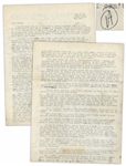 Hunter S. Thompson Letter Signed, With Fantastic Big Sur Content -- ...that thing that Mr. Gatsby had, that thing that seems now to be permanently out of stock, a sense of the promise of life...